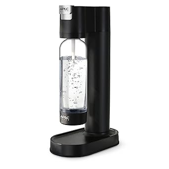 APEC WATER Sparkle Home Soda Maker - Quickly Carbonates Water to Make Any Drink Fizz Into Bubbly Soda/Water, Premium 0.8L PET Bottle CO2 Cylinder NOT Included