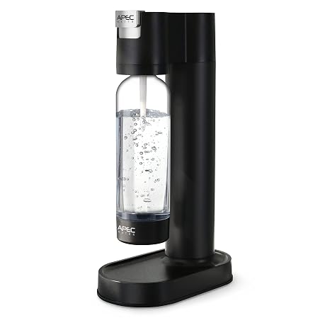 APEC WATER Sparkle Home Soda Maker - Quickly Carbonates Water to Make Any Drink Fizz Into Bubbly Soda/Water, Premium 0.8L PET Bottle (CO2 Cylinder NOT Included)