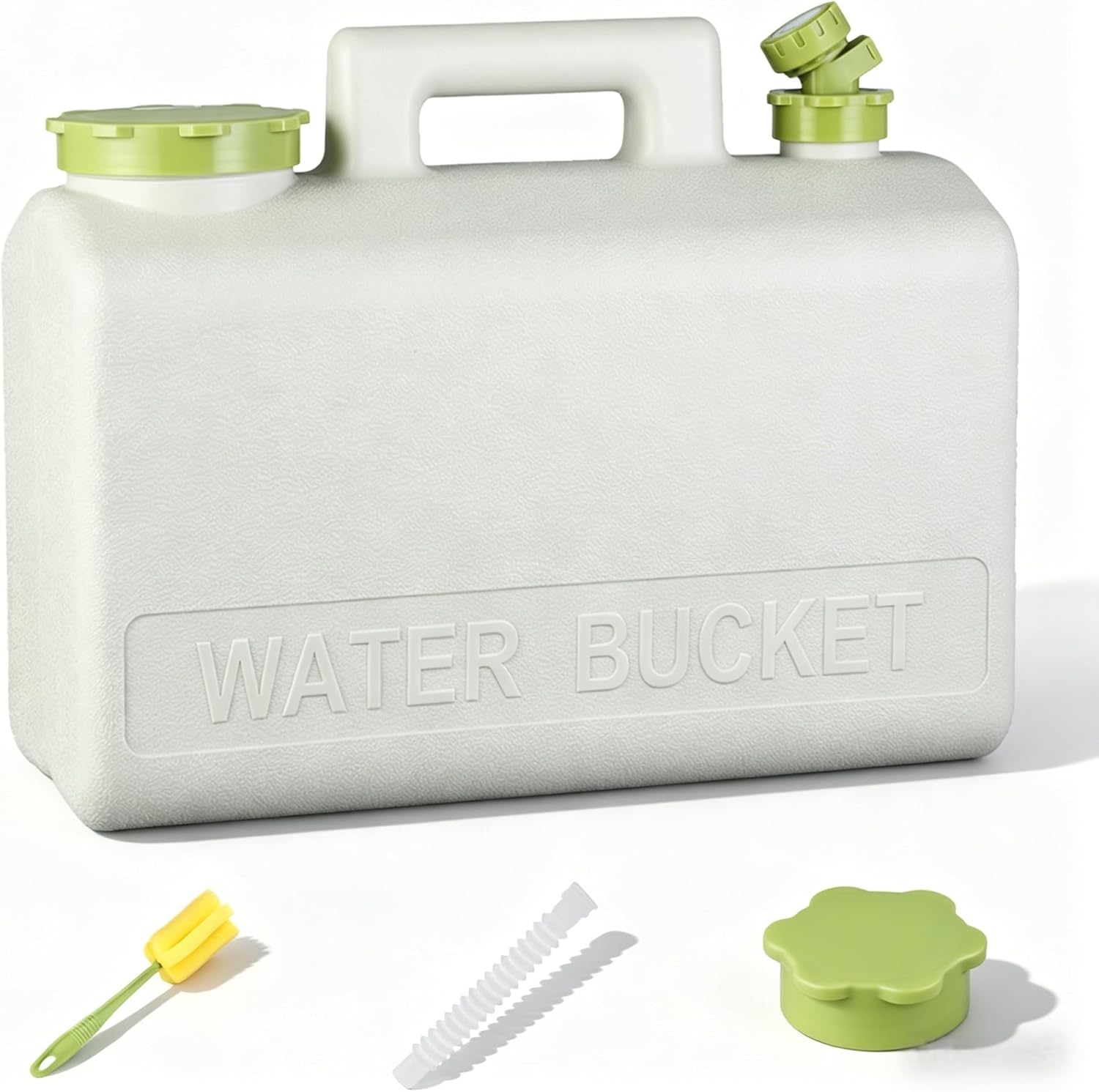 20L Water Jug, Camping Water Container Large Capacity Water Storage with Spigot No Leakage Portable Emergency Water Tank for Outdoor Hiking Camping Picnic Supplies