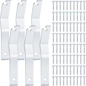 206 Pcs Security Picture Hangers Set with Screws and Wrenches for Art and Frame Security