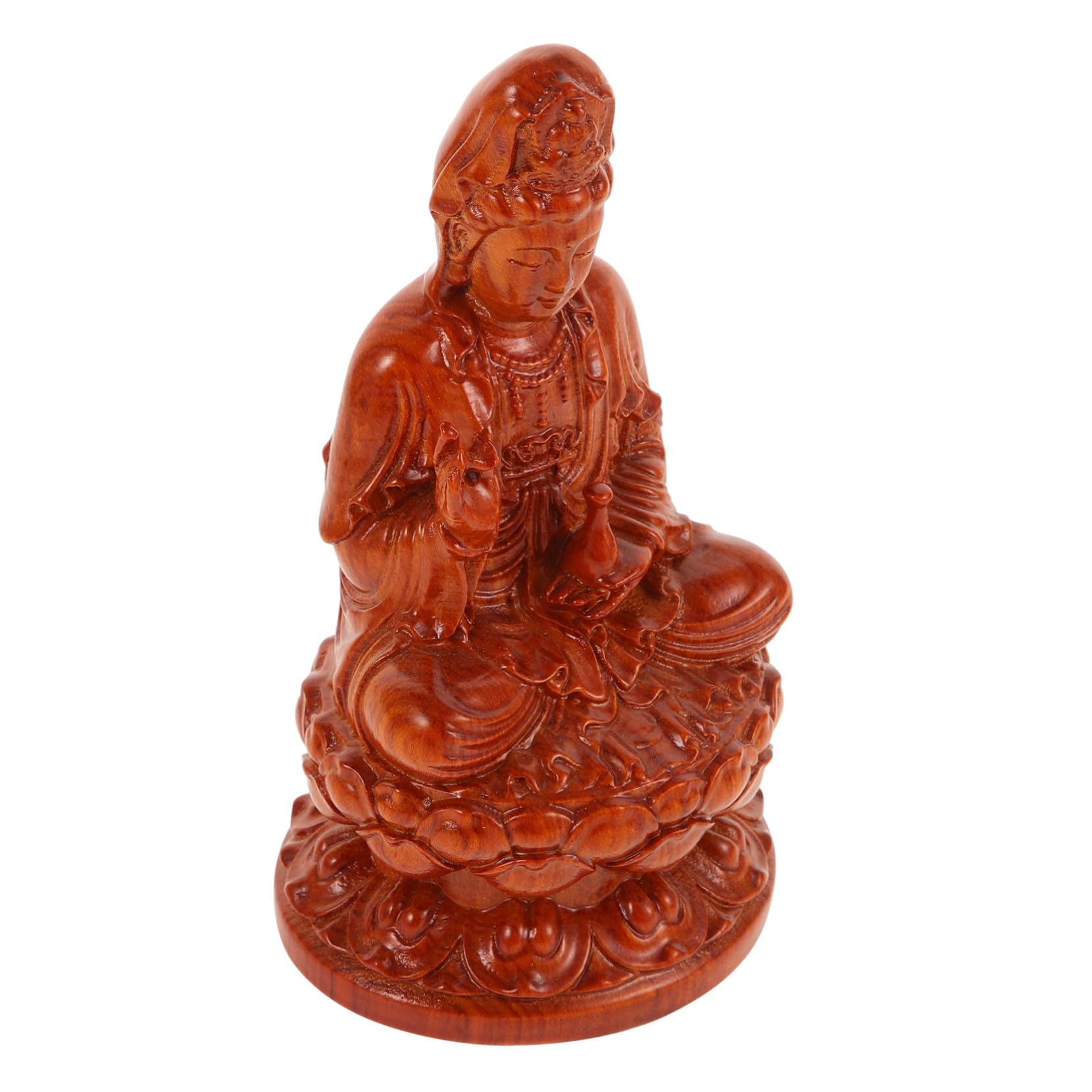 Figurine Bouddha Avalokitesvara en bois : créez un coin zen pour votre méditation à la maison