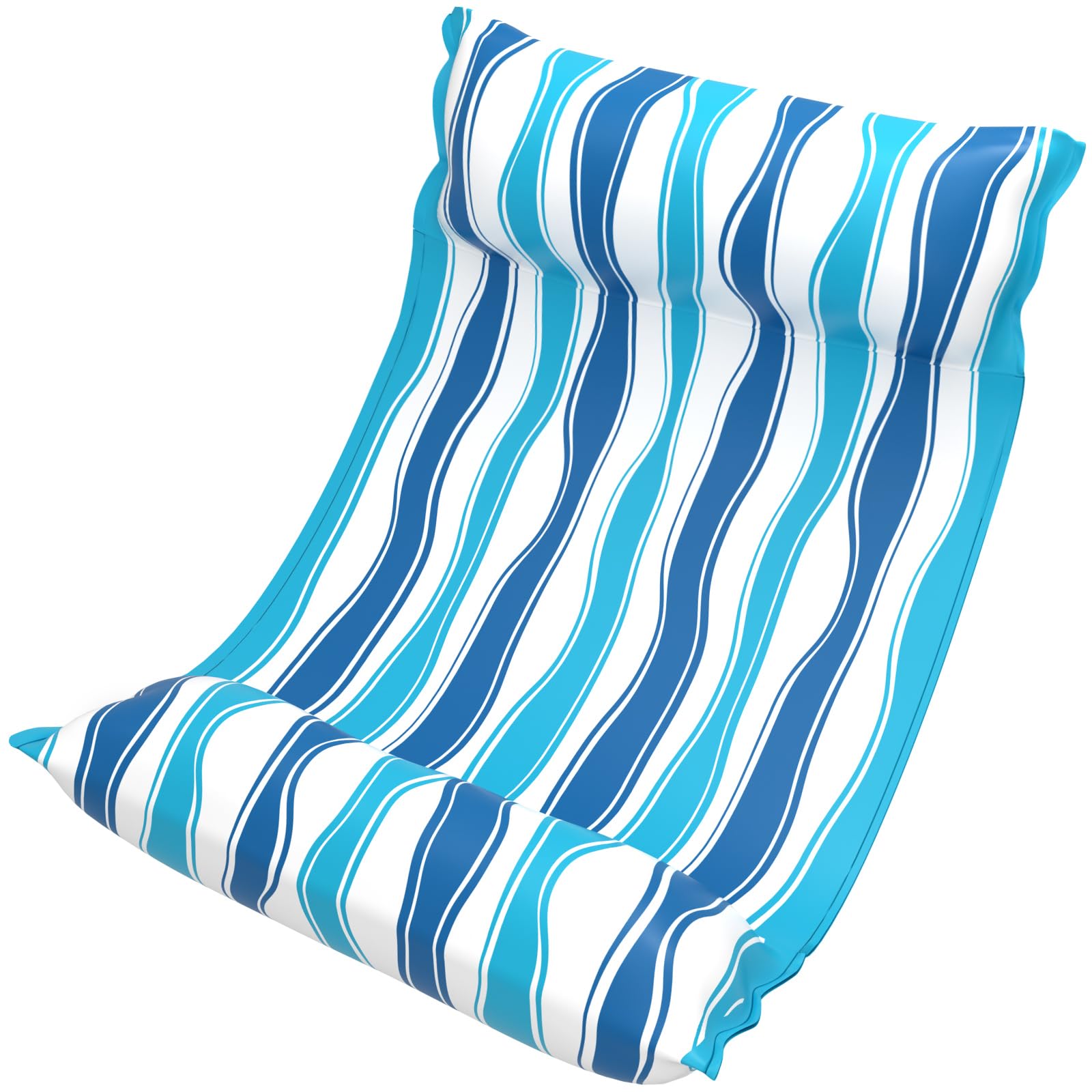Jasonwell Water Hammock Pool Floats - Fabric Inflatable Pool Hammock Float Floaties 4 in 1 (Saddle Lounge Chair Drifter) L...