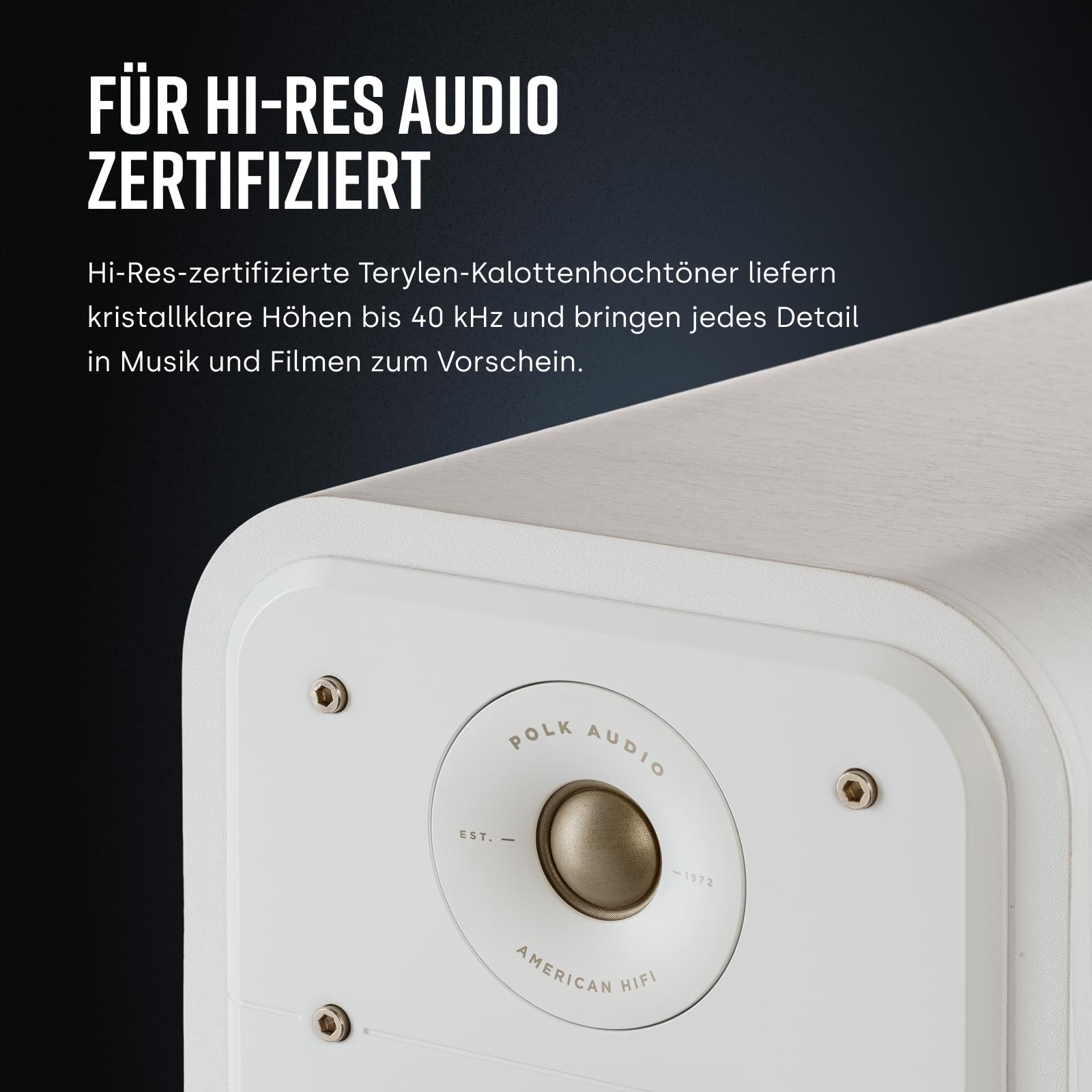 Polk Audio Signature Elite ES55 hochauflösender HiFi Standlautsprecher fürs Heimkino, Hi-Res Zertifiziert, kompatibel mit Dolby Atmos und DTS:X (Stück)