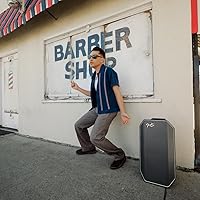 Vista 7 de Fender x Teufel ROCKSTER AIR 2 Portable Bluetooth Speaker – Powerful Sound & Bass, 58 Hours Battery, Parties & Events, Mic & Guitar Inputs, Power