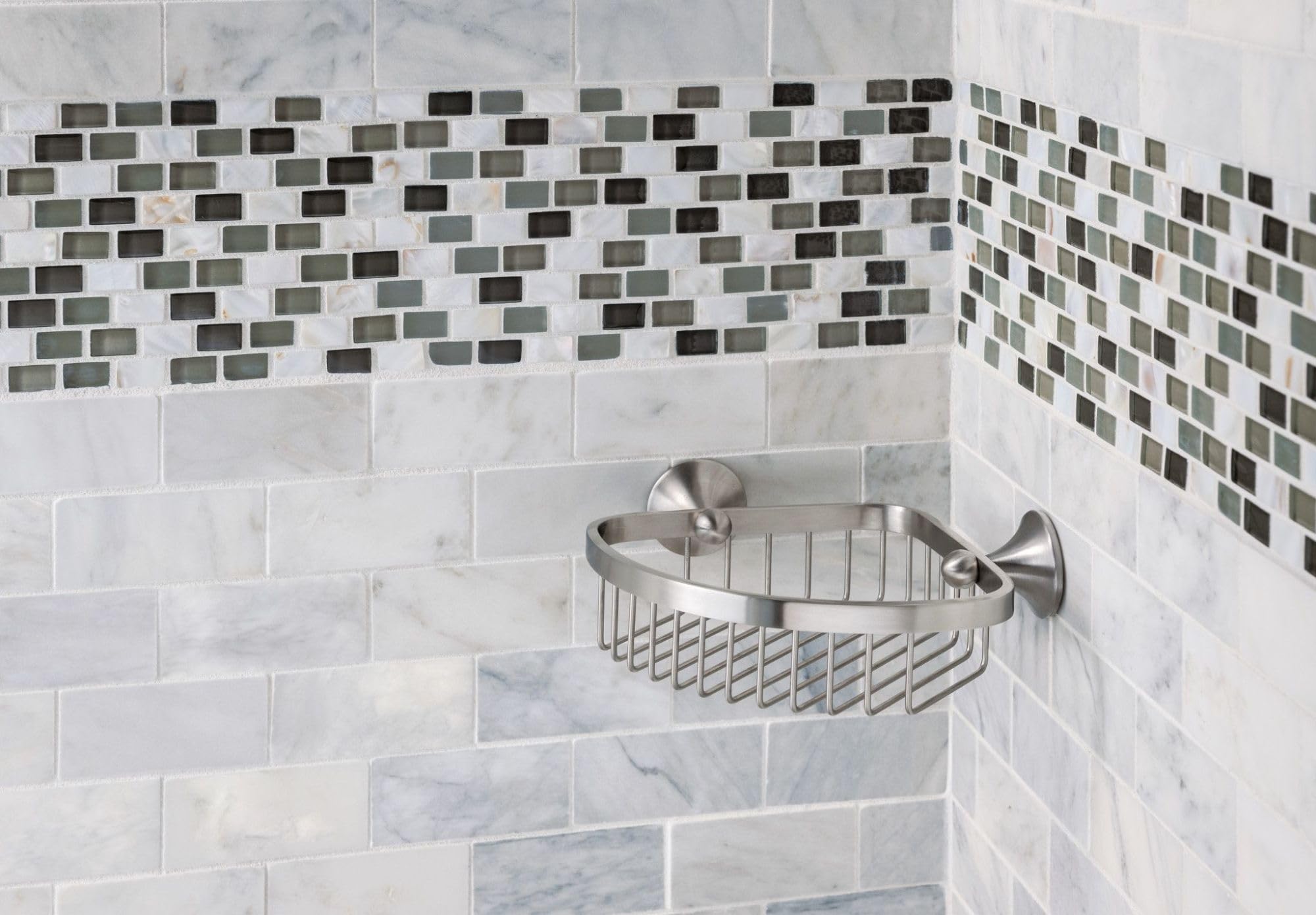 Shower Caddy Chrome Moen YB5275BN Wynford For Corner Shower Basket