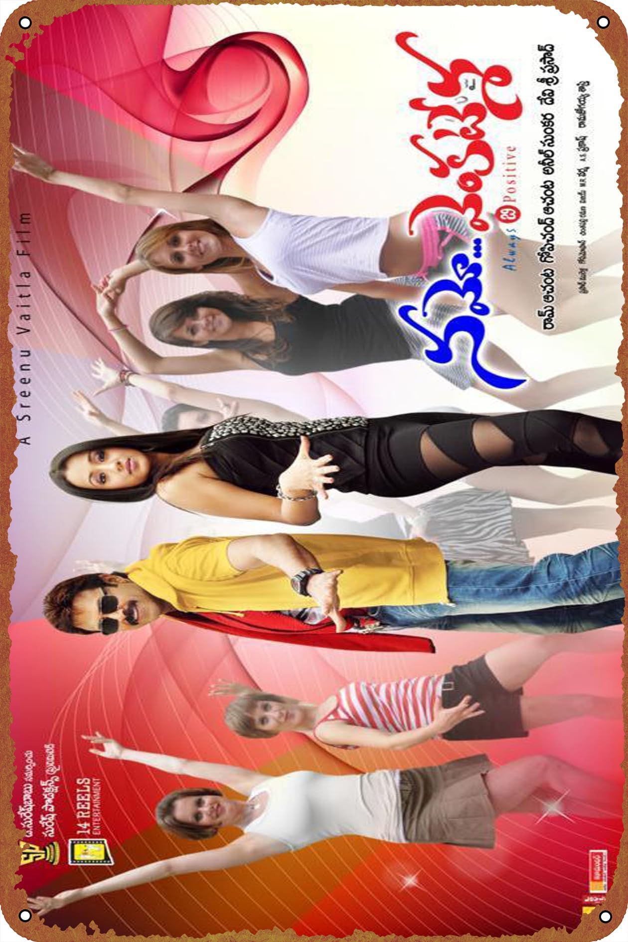 Namo Venkatesha Movie Poster Wall Decor Sign - 12x8 Inch Metal Sign Wall Decor Sign,cave,bar,club,home Wall Art Metal Tin Sign Halloween Decor Sign