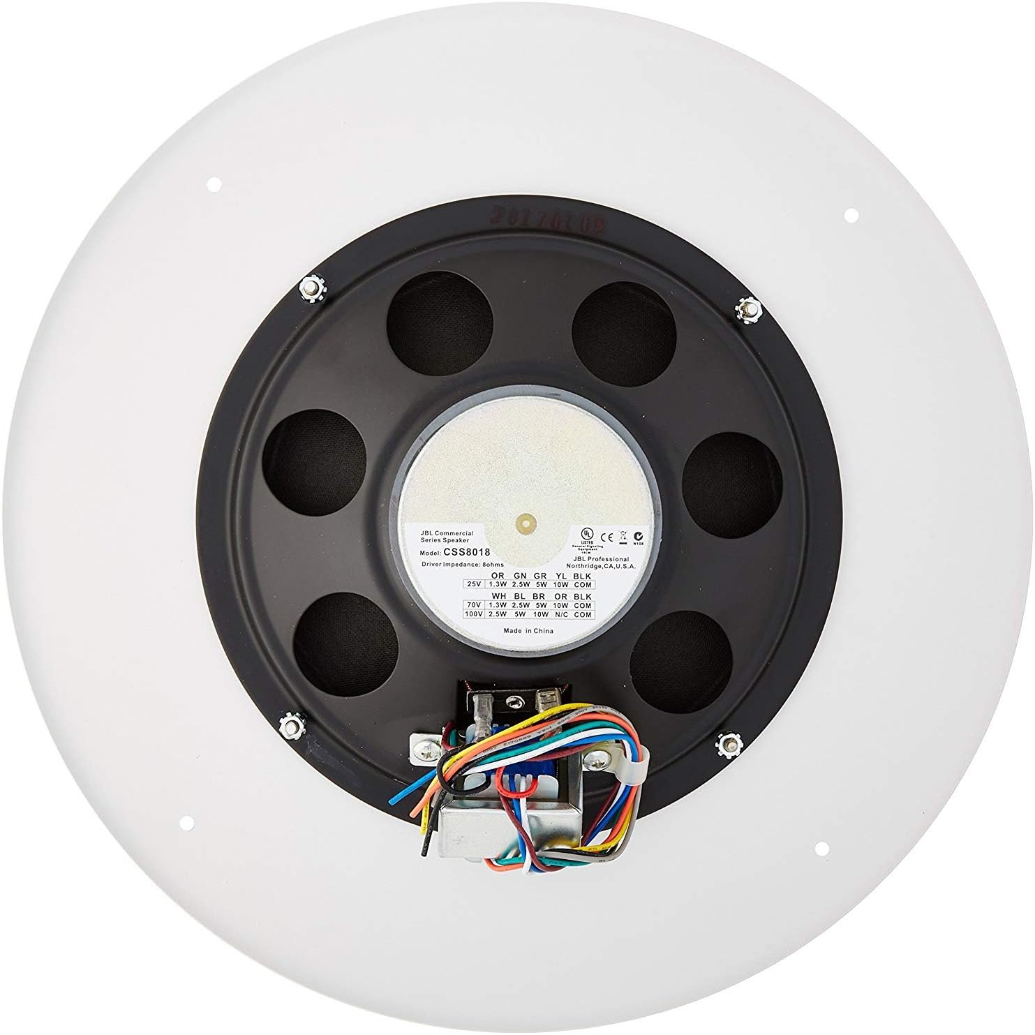 50% Off Discount JBL Professional JBL CSS8018200 mm (8 in) Commercial Series Ceiling Speakers, White, 8 (CSS8018)