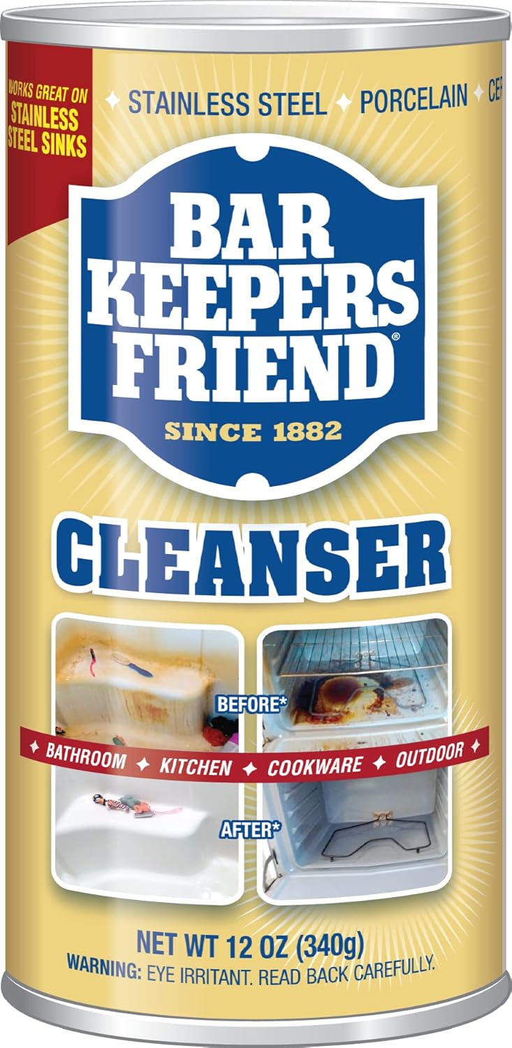 BAR KEEPERS FRIEND Powdered Cleanser 12-Ounces 1-Pack
