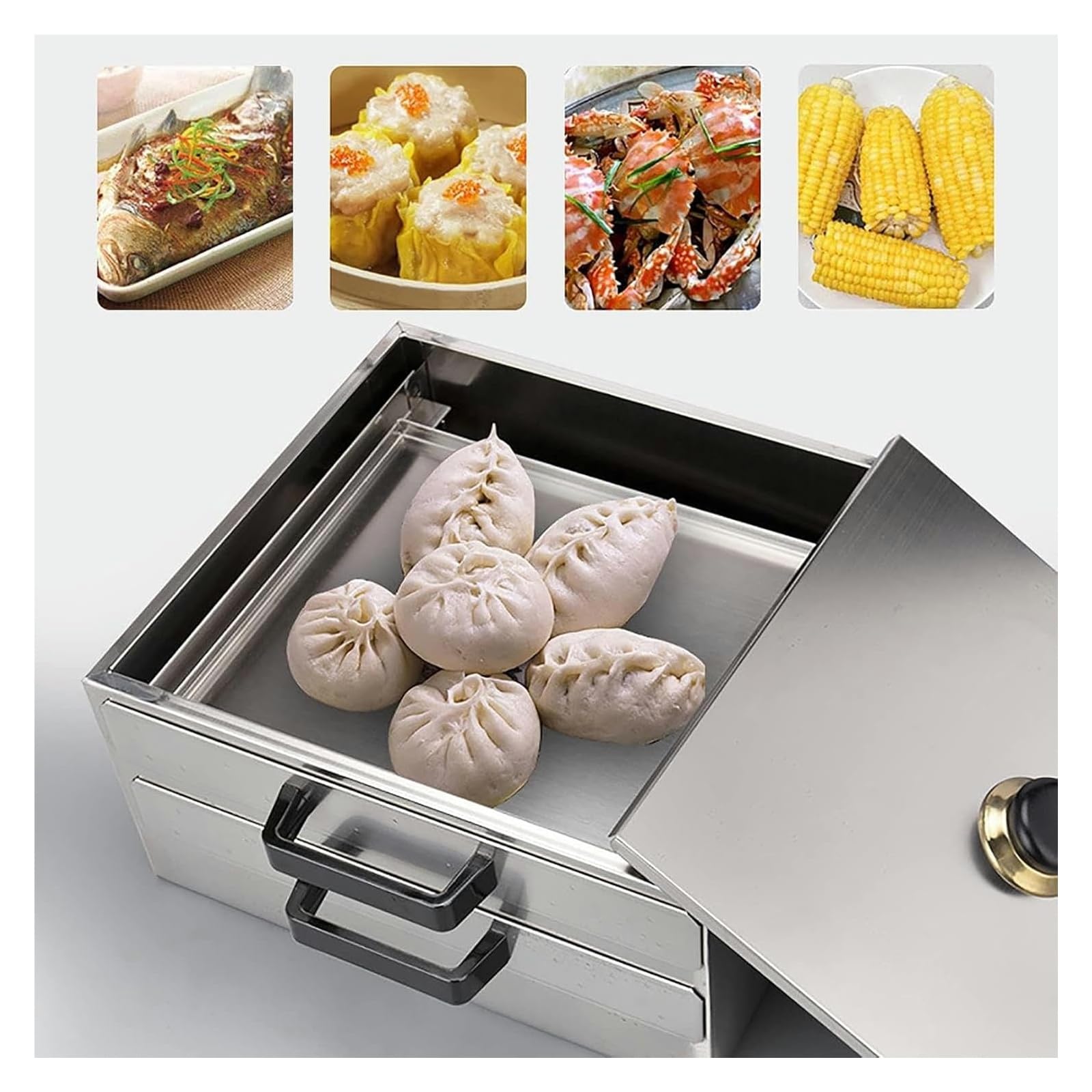Vermicelli Rice Noodle Roll Steamer - Vaporiera professionale per cucinare senza sforzo deliziosi involtini di pasta di riso nelle cucine domestiche