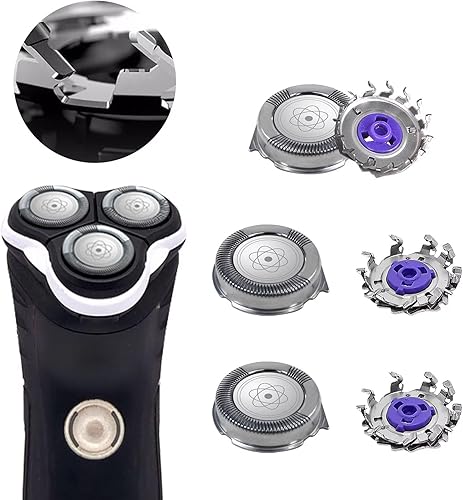 Miniatura 2 de 3X - Cuchilla de afeitar de repuesto para Philips Norelco 7950XL, 7800XL, 7800XLcc, 7810XL, 7380XL, 7360XL, 7350XL, 7345XL, 7340XL, 7325XL, 7315XL,