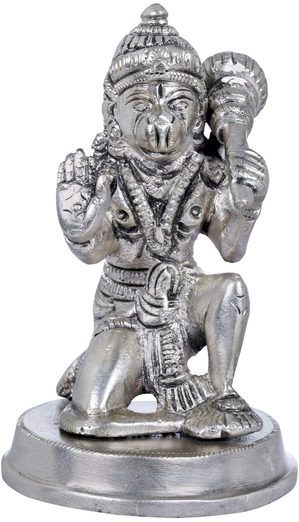 Statue Shri Hanuman en laiton : force spirituelle