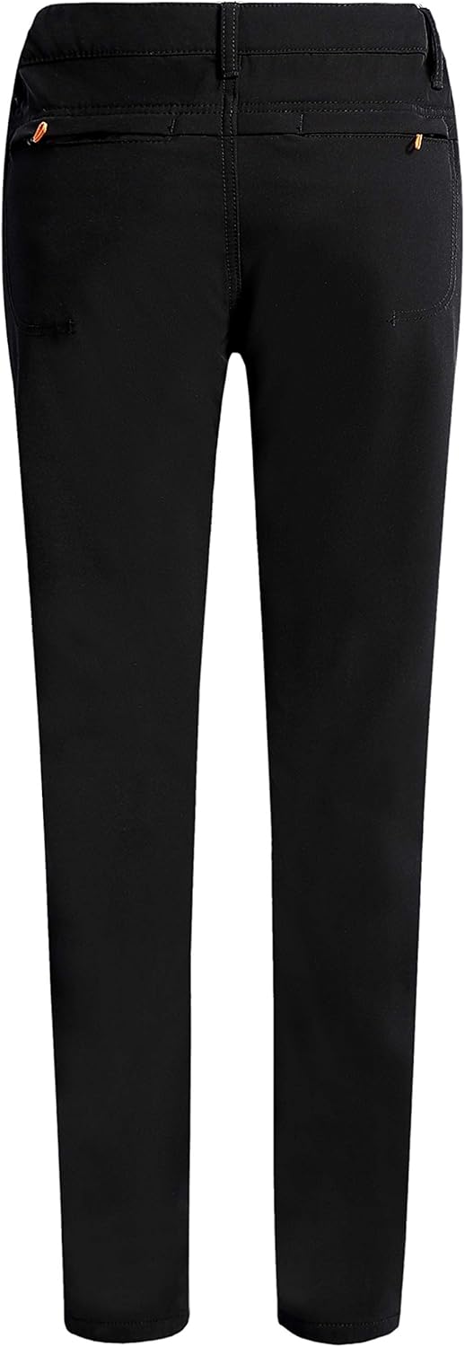 Camii Mia Women's Winter Warm Outdoor Slim Windproof Waterproof Ski Snow Fleece Hiking Pants