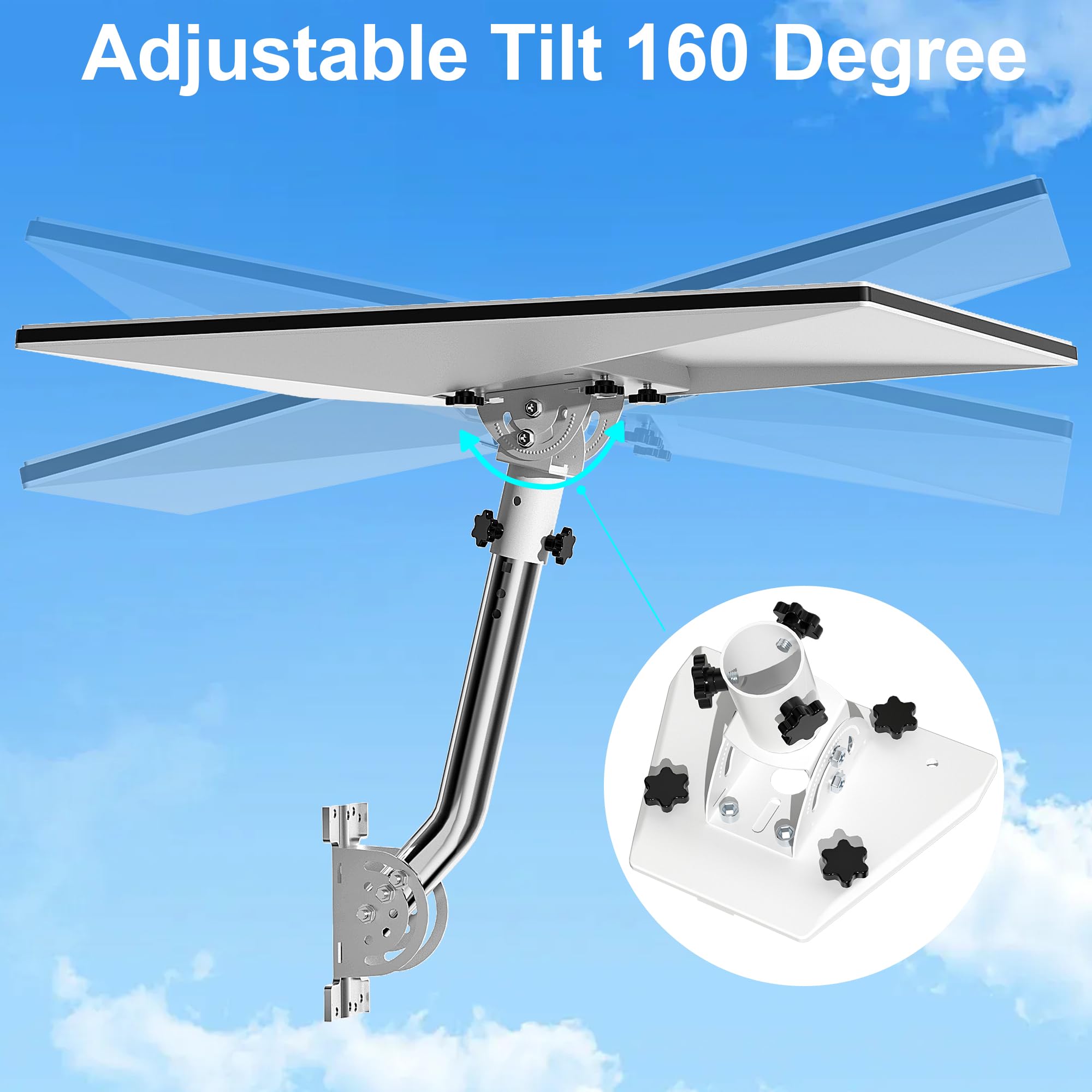 【たま】Starlink Starlink Gen 3 Standard Wall Mount, Adjust 20° Tilt Angle for