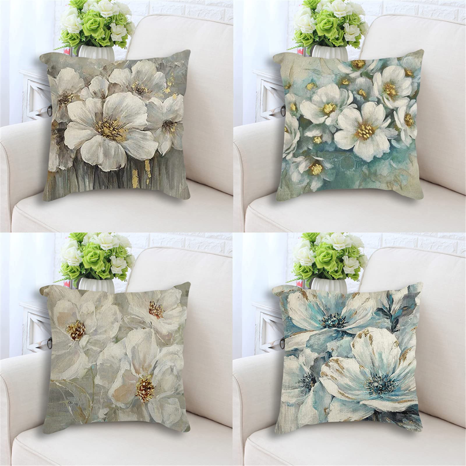 Taie oreiller d'extérieur et salon pour protéger et embellir vos coussins 55x55