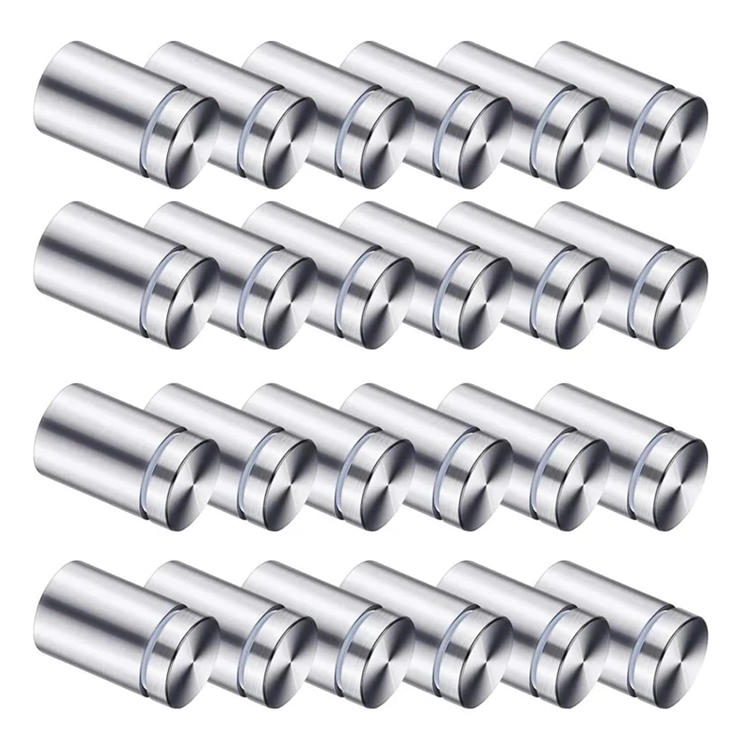 Standoff Screws 24pc Sign Advertising Stainless Steel Wall Mounts Glass Acrylic Nail for Artwork