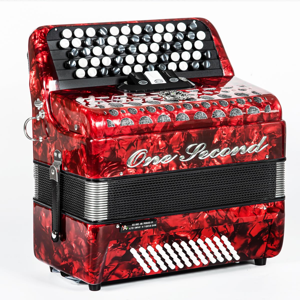 Amazon.com: ONESECOND brand 62 key 60 bass Bayan button accordion