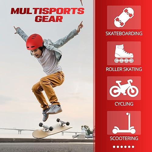 Miniatura 5 de LaScoota Scooter multideporte, casco de bicicleta, casco de patinaje sobre ruedas, casco de patineta para adultos, jóvenes y niños  Casco para