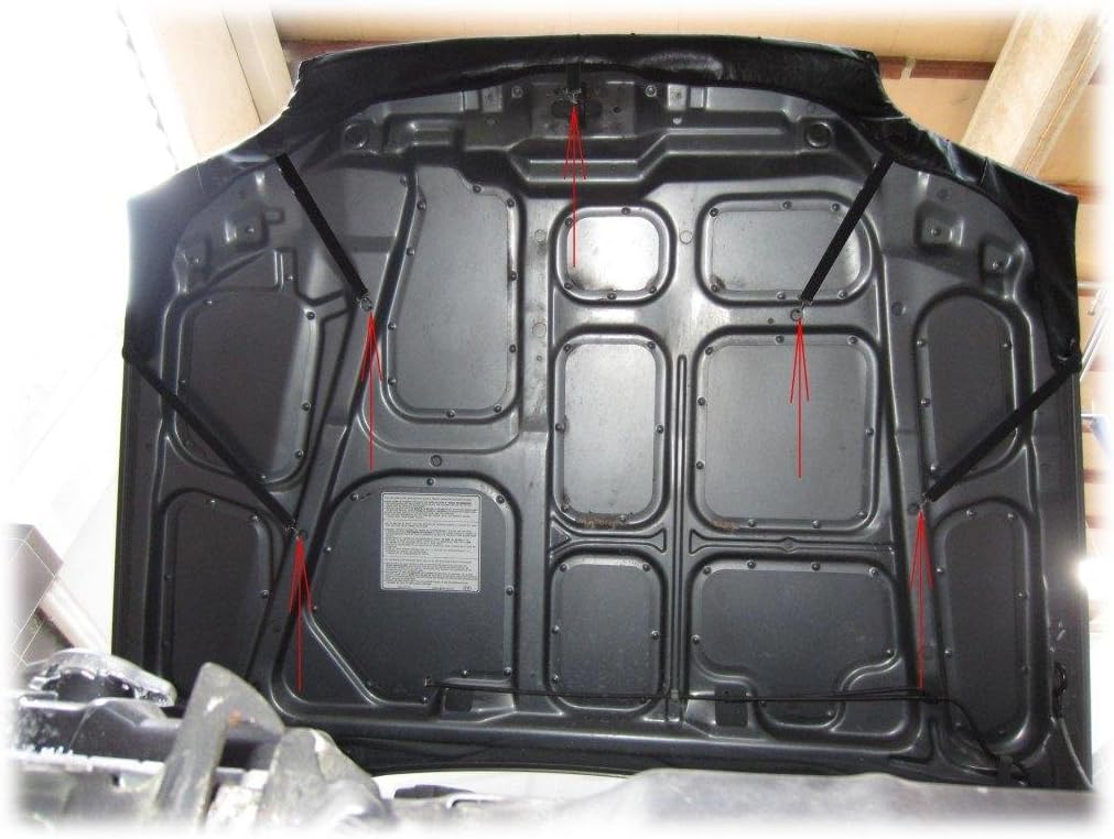 Hood Bra Front End Nose Mask Compatible with Honda Civic 1991-1995 Bonnet Bra STONEGUARD Protector Tuning