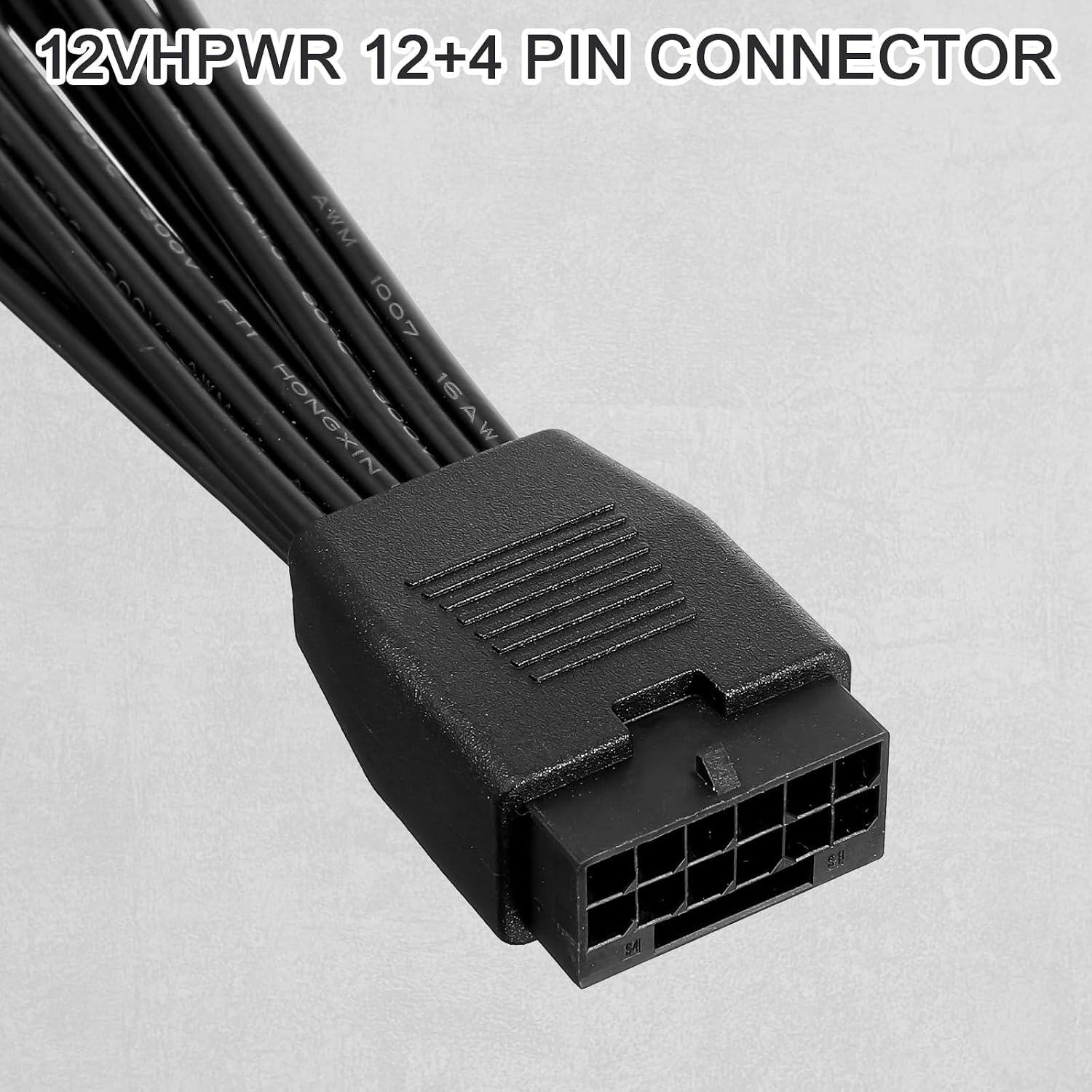 12VHPWR Cable Extension, 7 Inch 16 Pin(12+4) Female to Dual 8 Pin(6+2) Male PCIe Conversion GPU Cable, GPU Power Conversion Cables for Power Supply with 12VHPWR Port