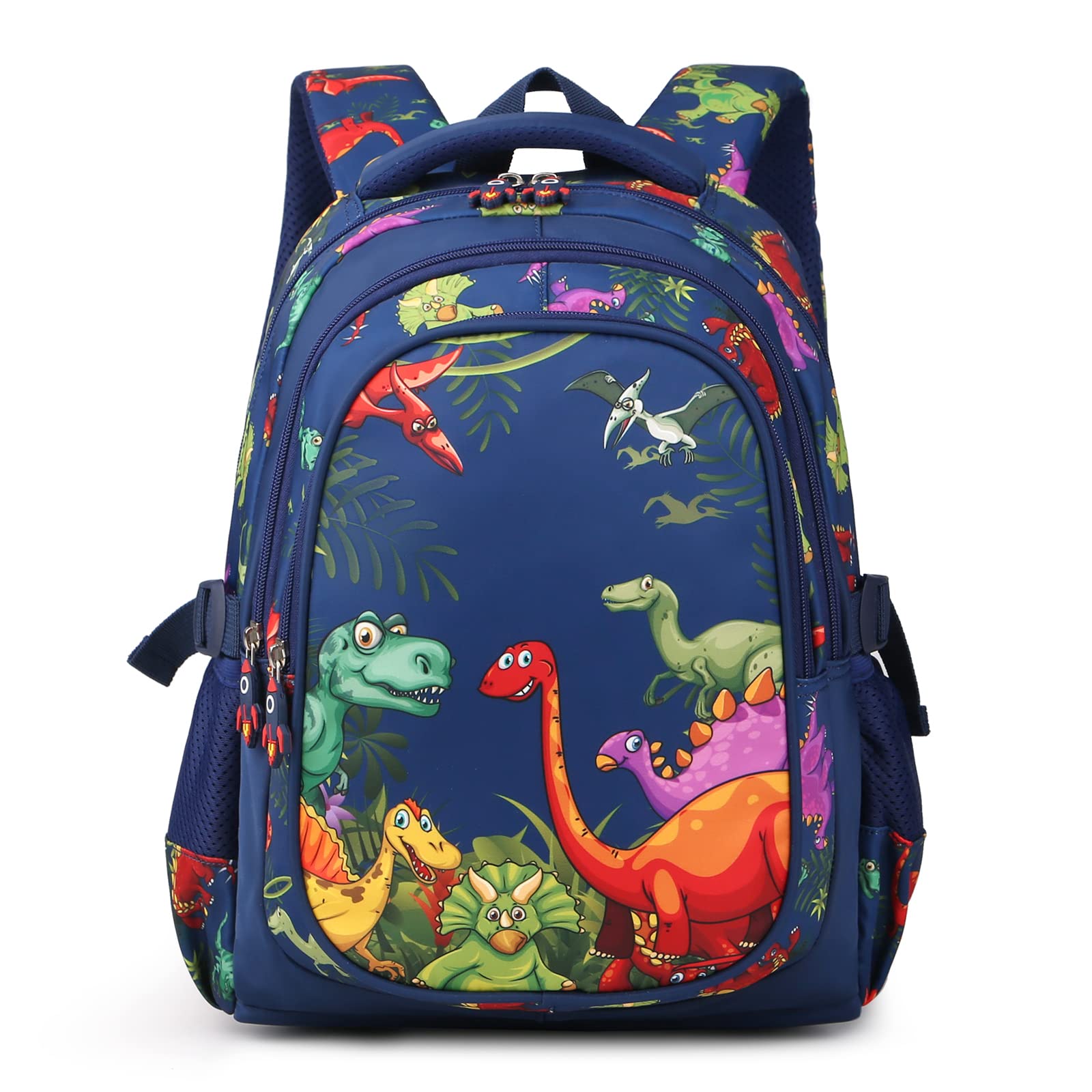 Wisiley Kids Backpack Boys, Dinosaur Backpacks for Kids 5+, School Backpacks for Boys Elementary Students, Lightweight Waterproof Toddler Backpack