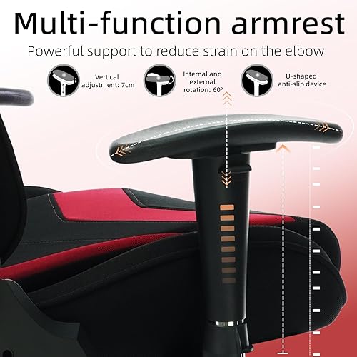 Miniatura 6 de Silla de juegos de tela, agradable al tacto y transpirable, fabricada por un fabricante de renombre, segura y estable, especialmente diseñada para