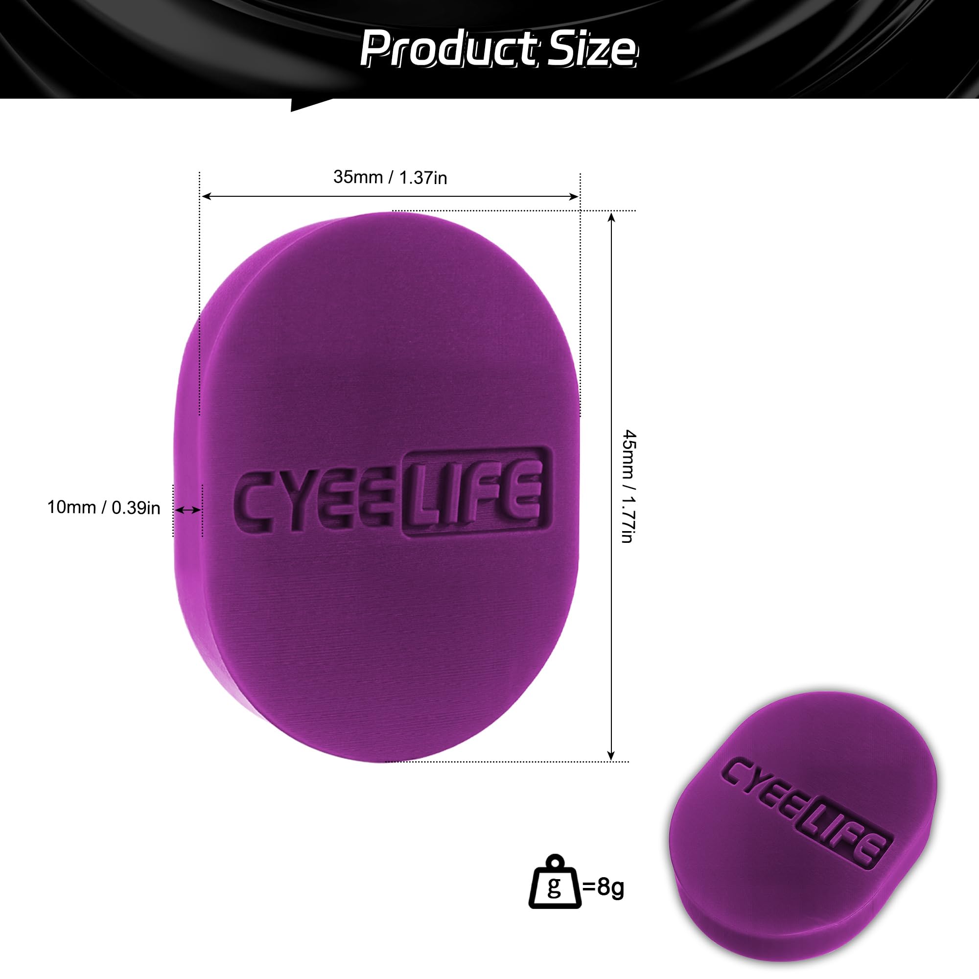 CyeeLife Dart Grip Wax - Cera para dardos (2 unidades), color rojo y verde — view 2
