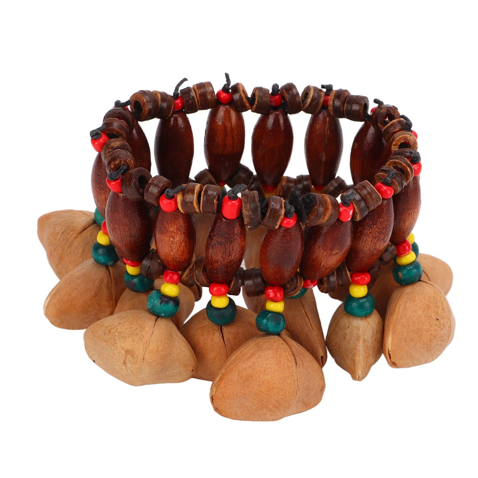 Afrykańskie Bransoletki z łupin Orzechów, Afrykańska Bransoletka Plemienna Afrykańska Bransoletka w Stylu Plemiennym Handbell na Imprezę