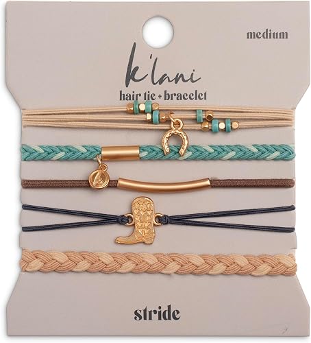 Hair Tie Bracelets for Women - Dual-Use Bracelet and Hair Tie - Stylish Ponytail Hair Accessories