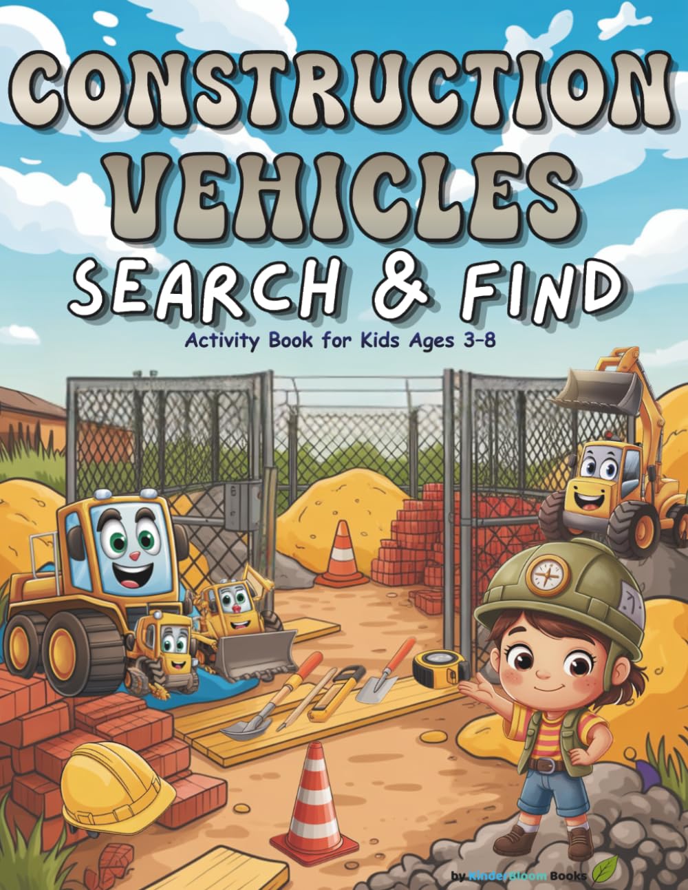 Construction Vehicles Search & Find: Activity Book for Kids Ages 3–8 (Search & Find Adventures for Kids)