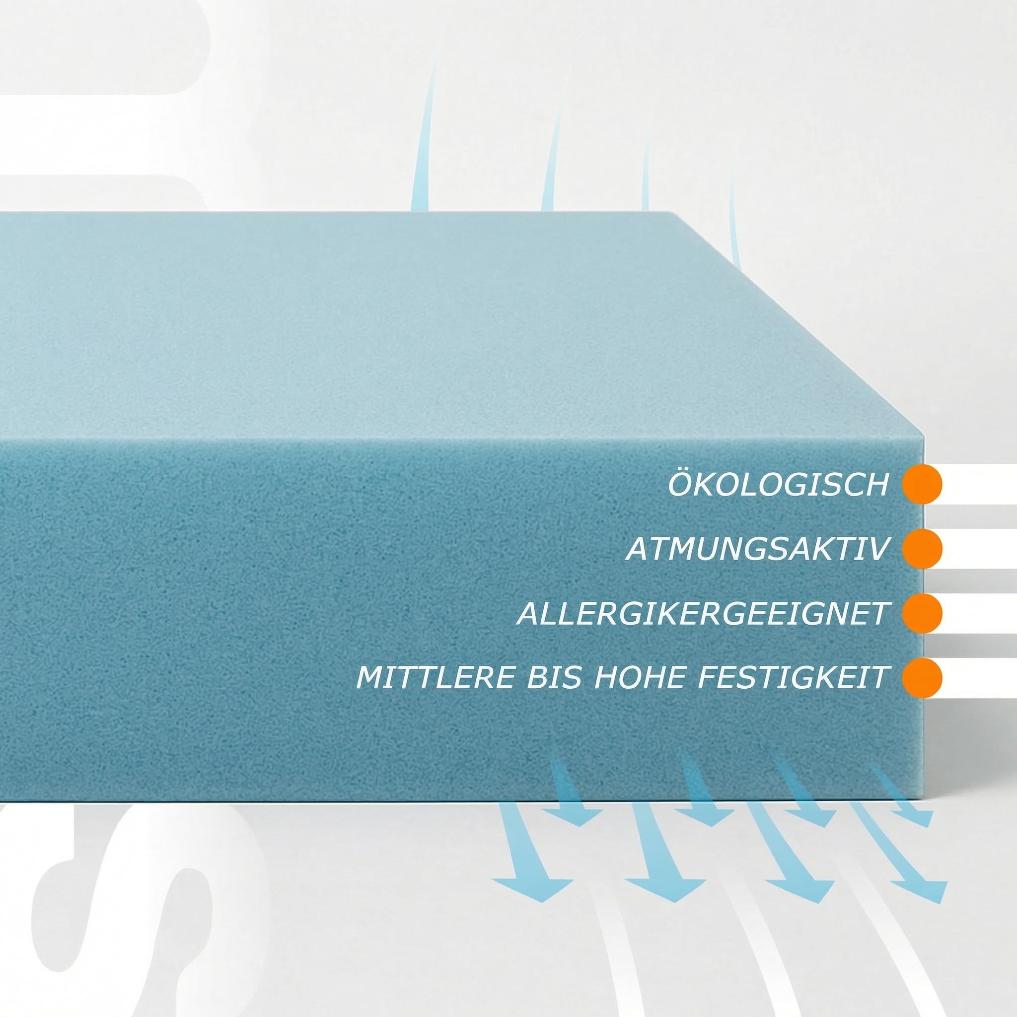 MiaSuite Materasso per Divano Letto - 140x200x14 Cm - Francese, Pieghevole, Dispositivo Medico - Primavera