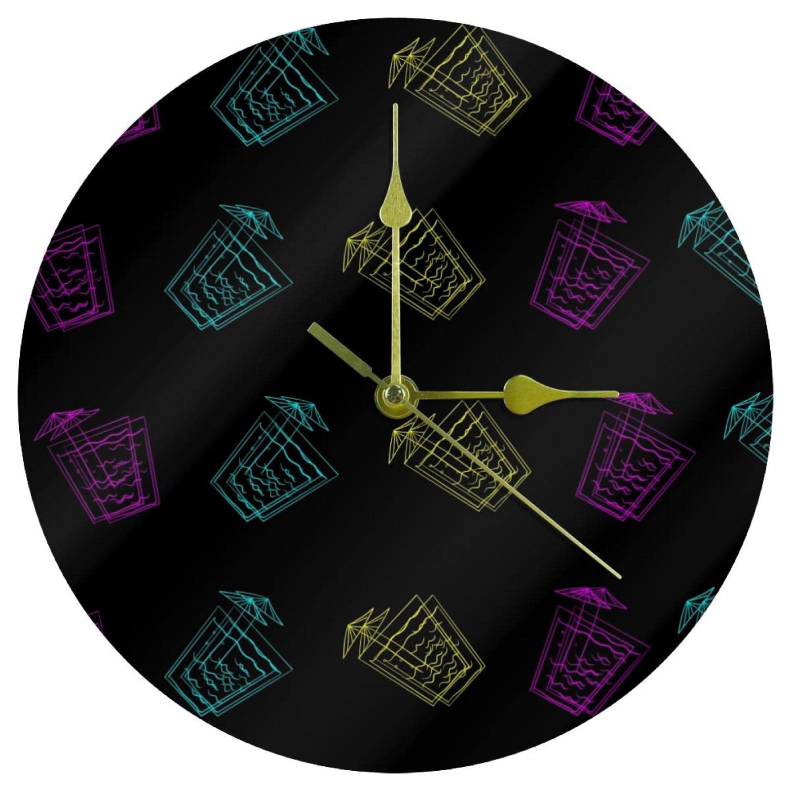 Horloge murale décorative Ghosting idéale pour embellir l'école et la classe