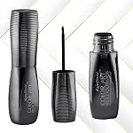 Bold Curves Eyeliner Matte Black, Waterproof, Sweat-Resistant Liquid Liner with Flexible Precision Tip 10ml