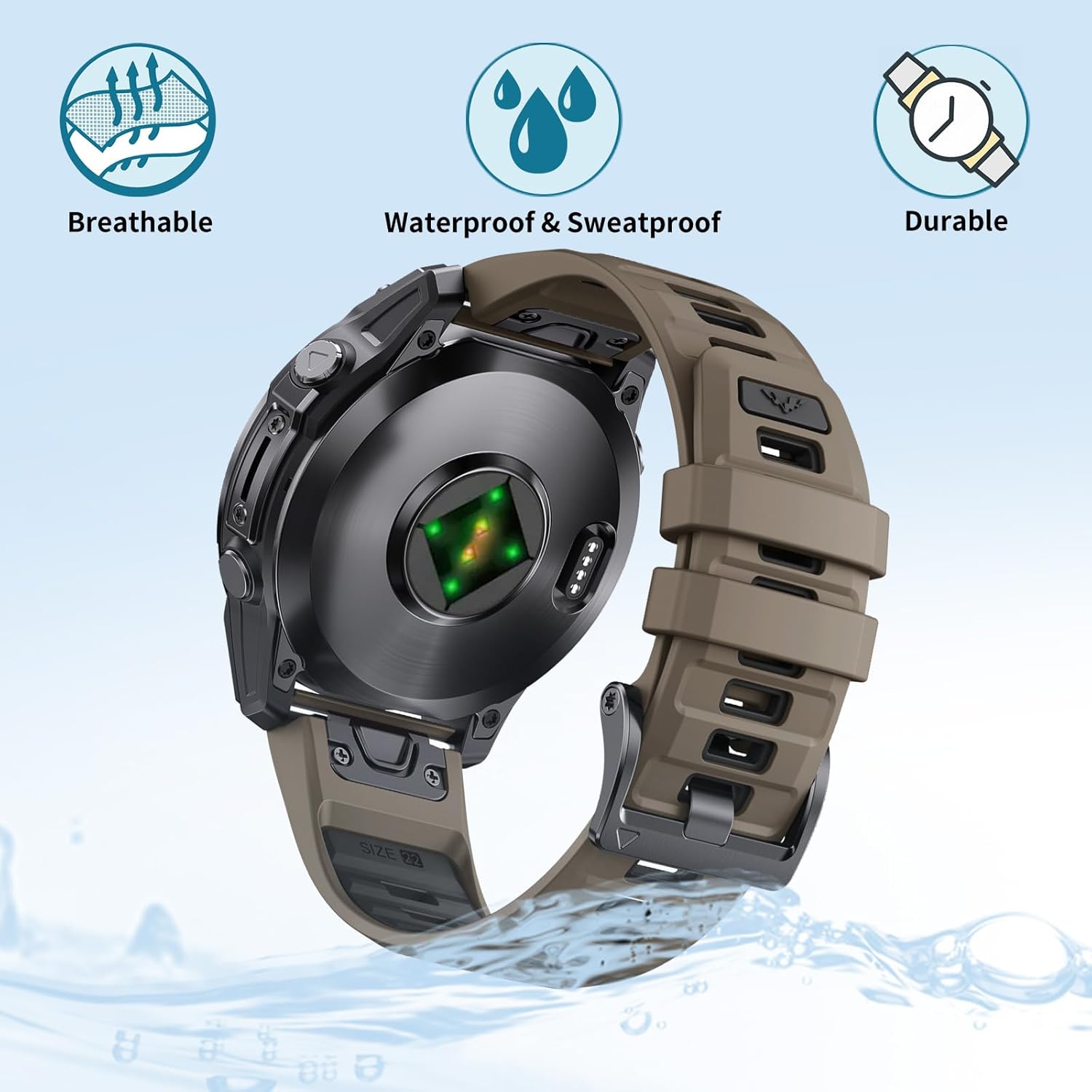 Review da Pulseira de Silicone para Garmin Fenix: Conforto e Estilo em Cada Treino 6 71AHr Pky4L. AC SL1500