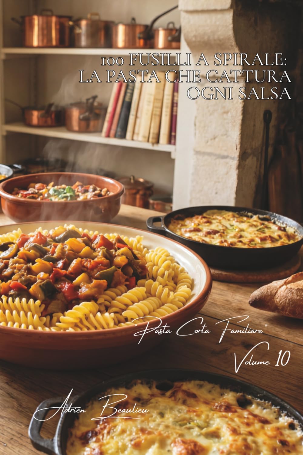 100 fusilli a spirale: la pasta che cattura ogni salsa: Pesto francese, ratatouille, formaggi... tutto aderisce a meraviglia. (SERIE PASTA (30 libri) - Sottoserie "Pasta Corta Familiare" (8 libri))