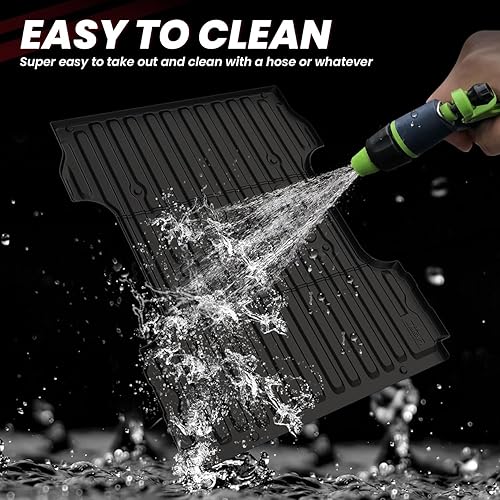 Miniatura 6 de LASFIT Tapete para Cama de Camioneta 6.75 pies para Ford F250 F350 F450 2017-2026 Super Duty 81.9" Revestimiento para Cama de Camioneta, Tapete