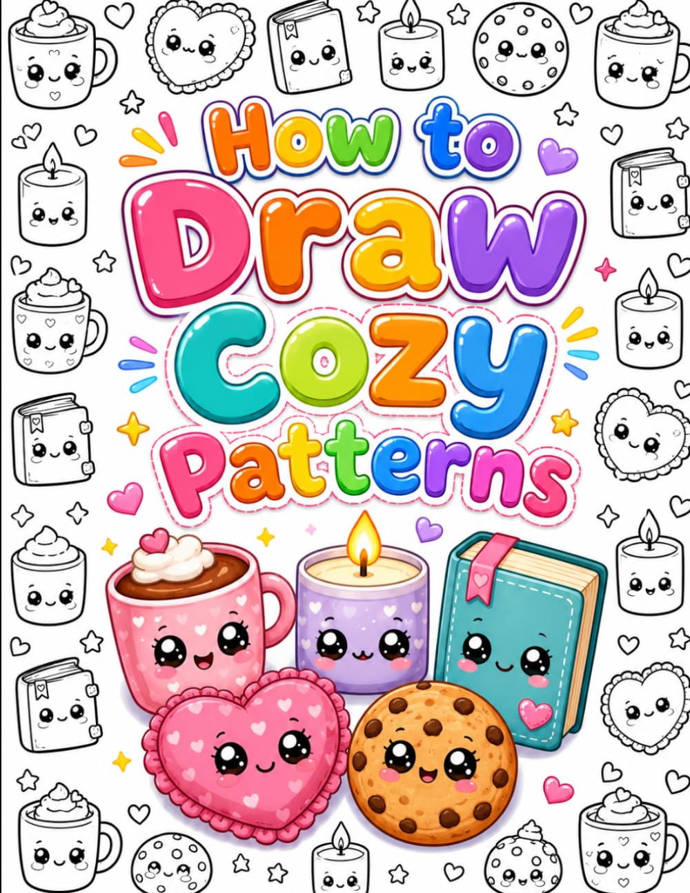 How to Draw Cozy Patterns for Kids Ages 4–6: A Fun Step-by-Step Drawing Activity Book with Cute Kawaii Cozy Objects, Easy Beginner Tutorials, Creative ... Fun for Preschoolers and Young Artists