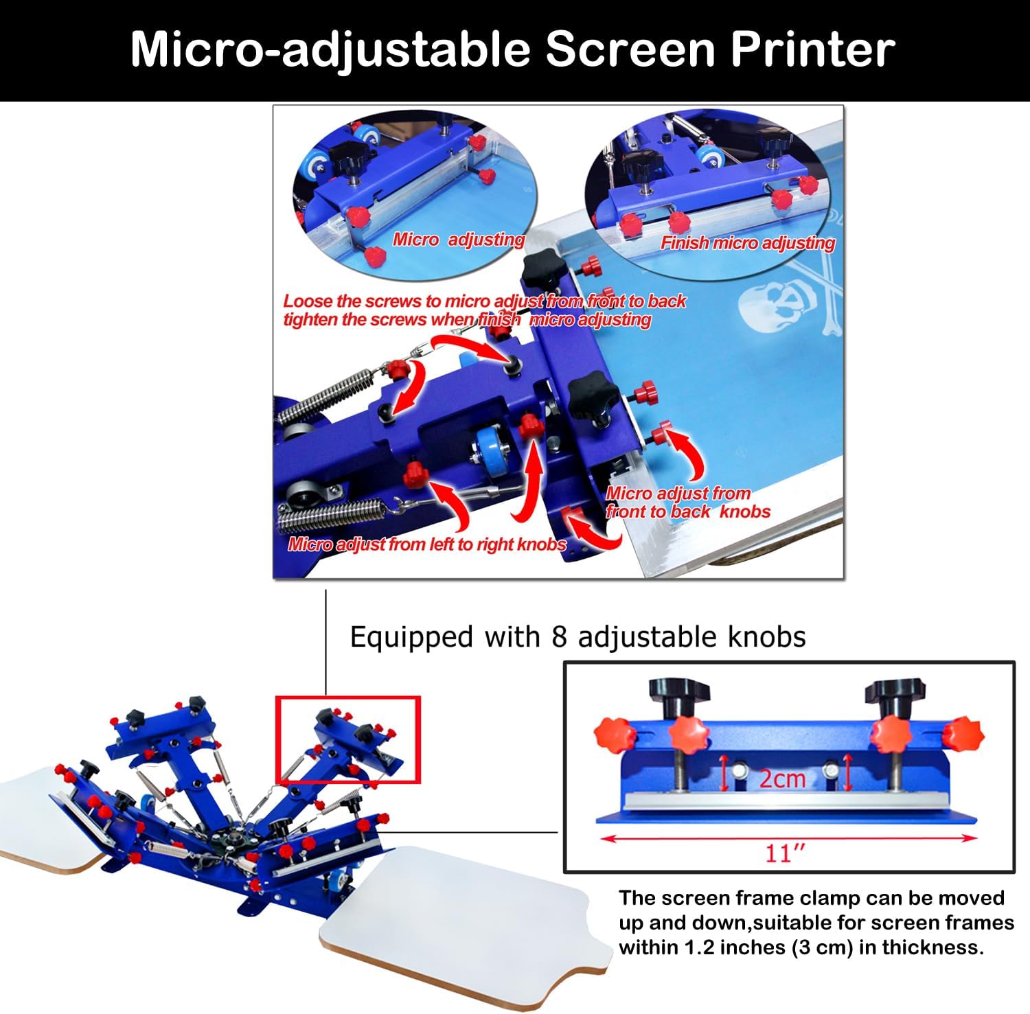 HayWHNKN Screen Printing Full Starter Kit with 4 Color 2 Station Screen Printing Press Machine 20×20 Inch UV Exposure Unit Flash Dryer for T-Shirt Screen Printing