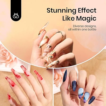 Beetles Nail Blooming Gel 15ml Clear UV LED Blossom Gel 