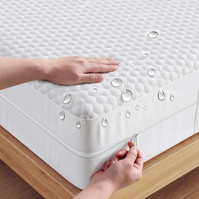 OhGeni waterproof mattress protector image