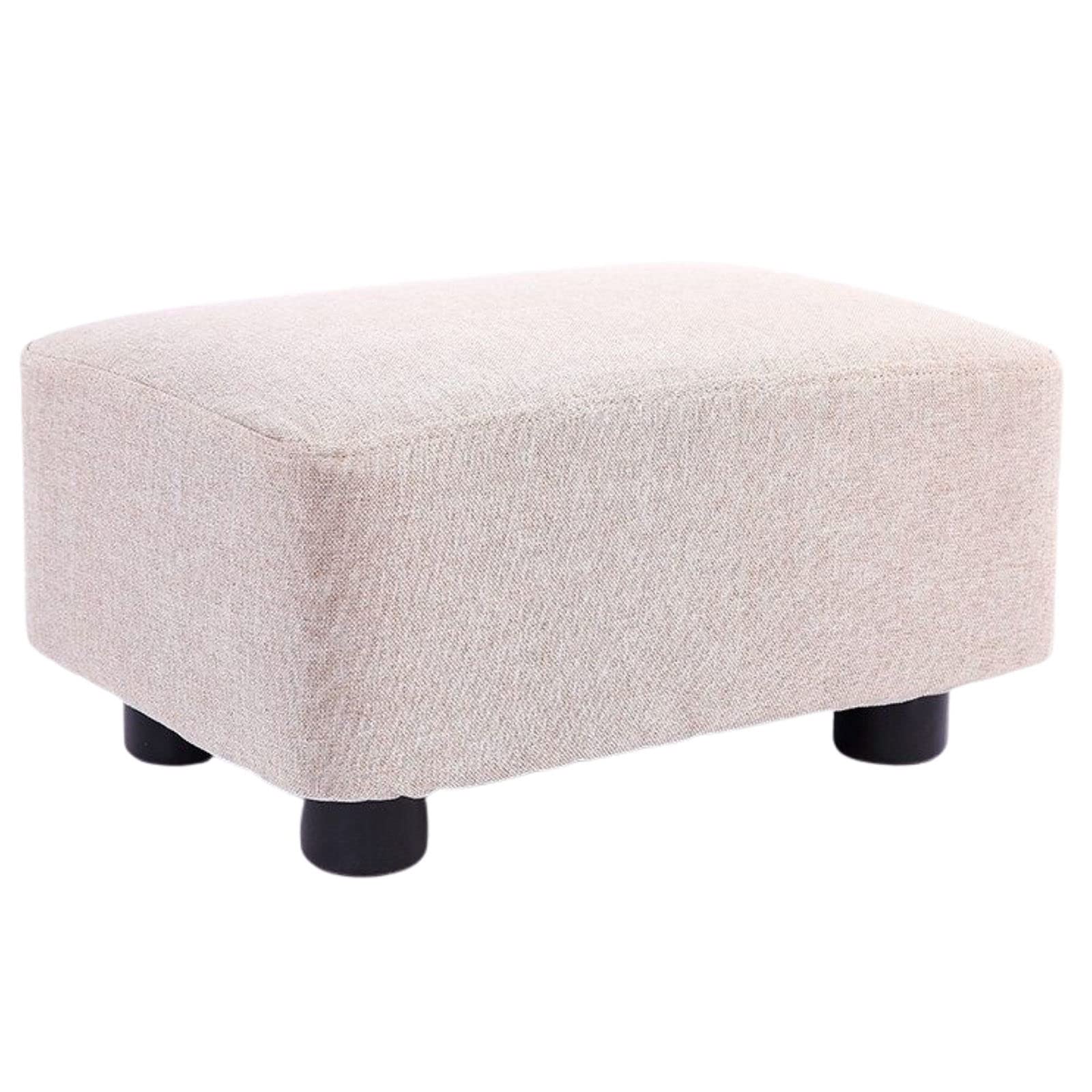 Pouf en coton et lin pour soulager vos jambes après le travail