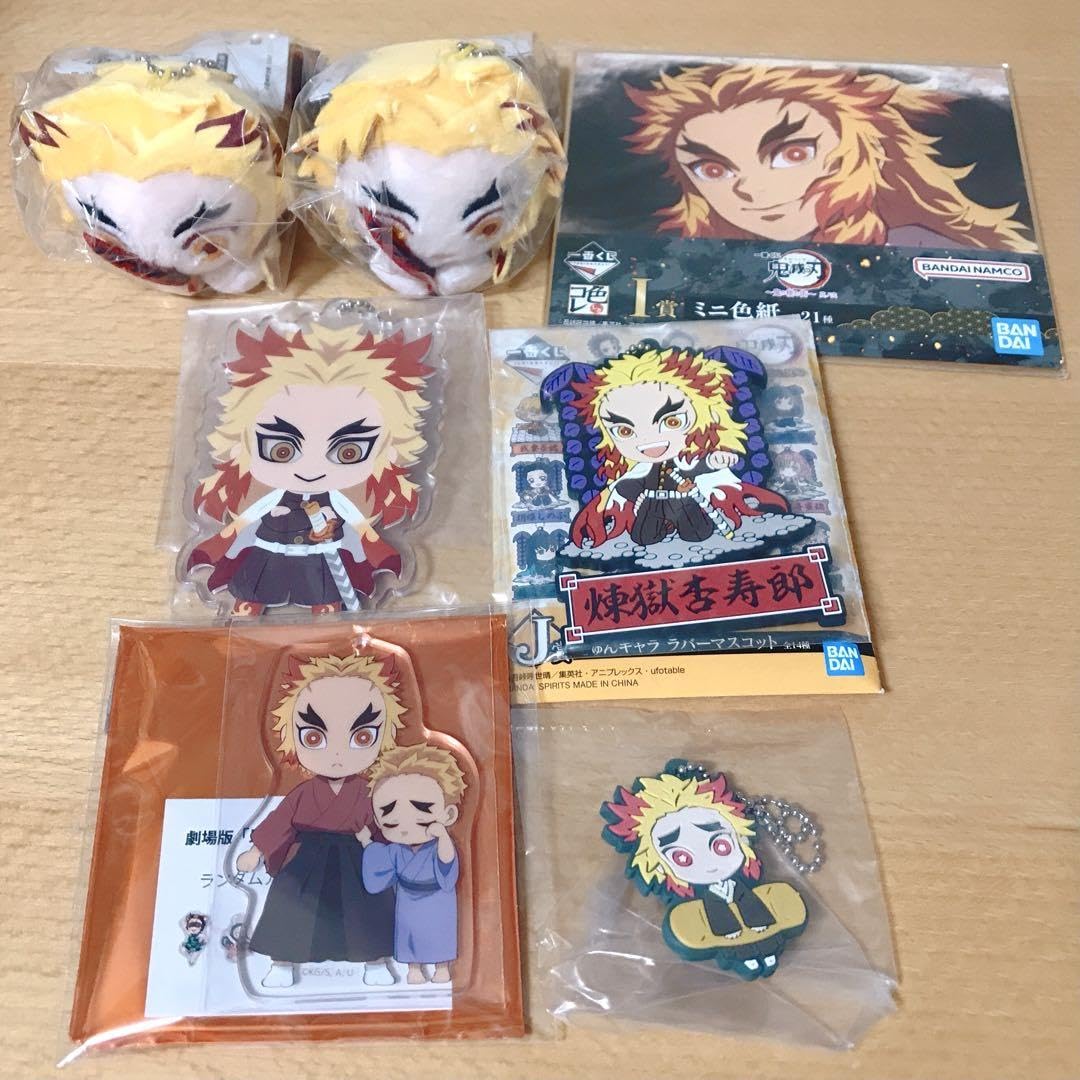 Amazon.co.jp: 鬼滅煉獄杏寿郎 グッズ 7点セット : Toys & Games