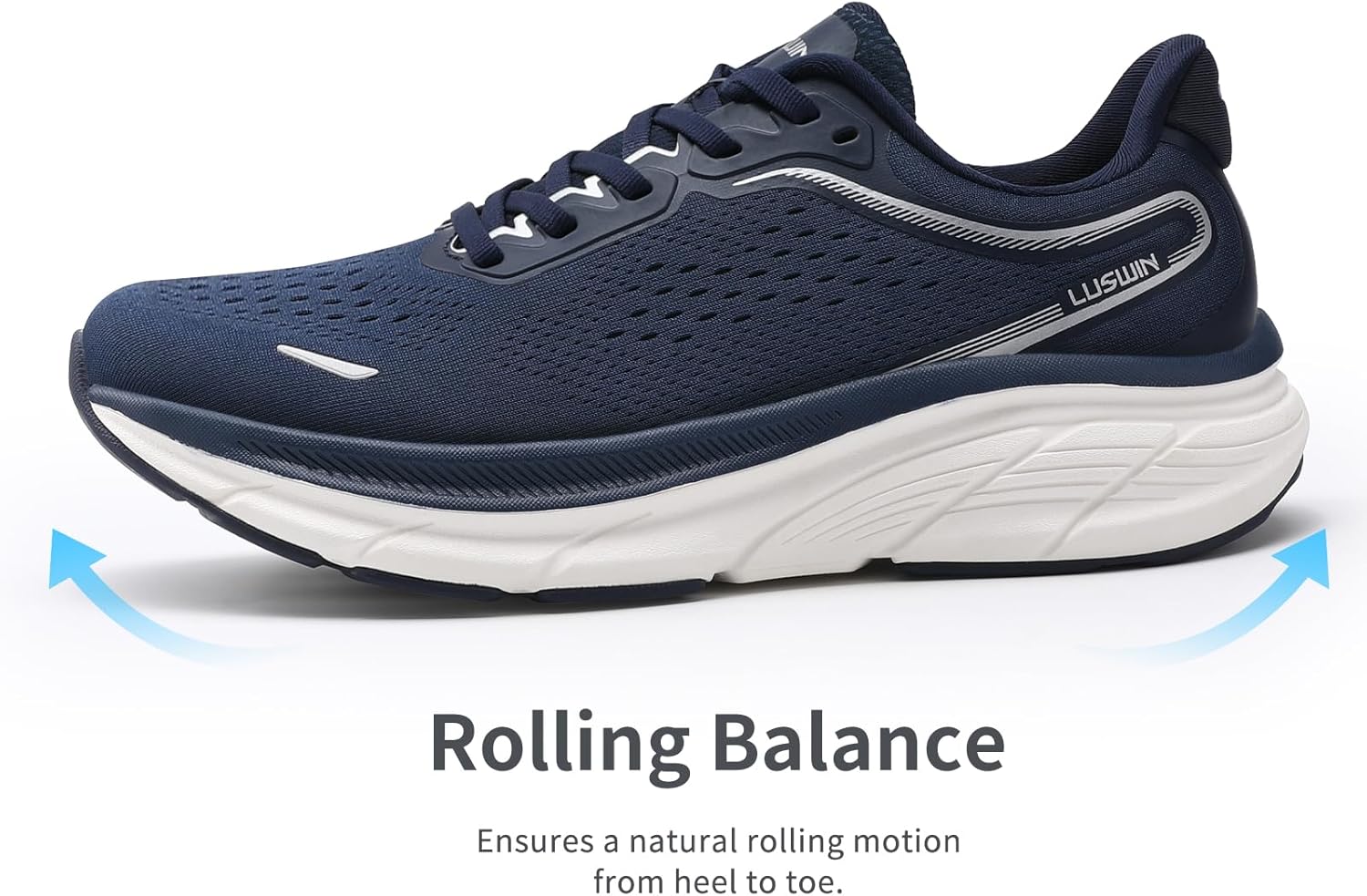 Men's Walking Shoes Lightweight Breathable Cushioning Running Shoes Athletic Tennis Workout Gym Non Slip Comfortable Fashion Sneakers - Image 5