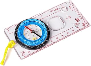 Jetfree Navigation Compass Survival Equipment, Professional Compass Hiking set with Baseplate for Map Reading, Ideal Outdoor Gift for Hiking，Camping，Survival