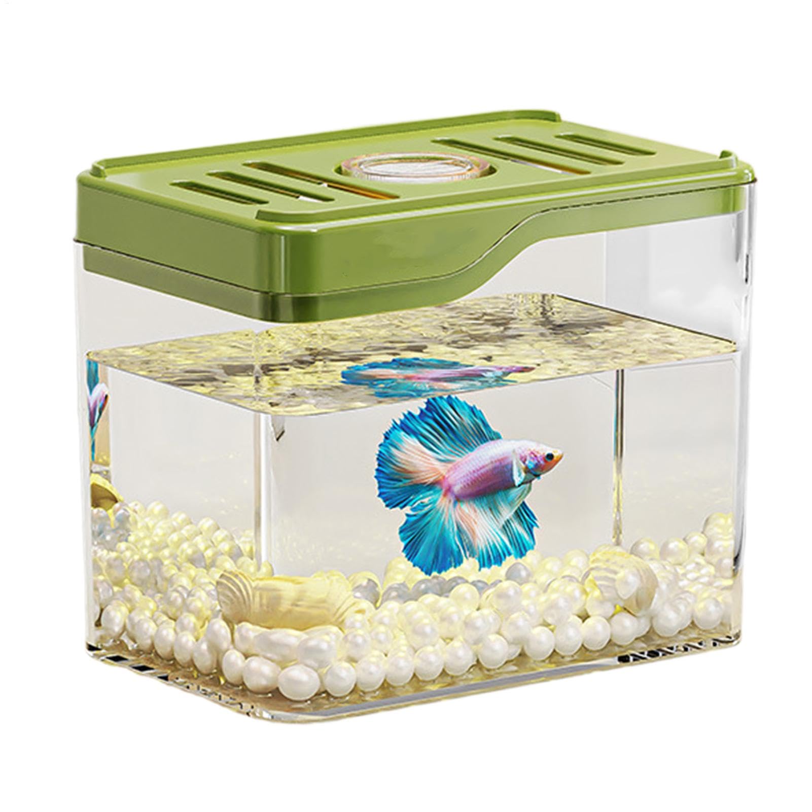 Betta Fish Tank Fish Tank with Top Ventilation Hole Design