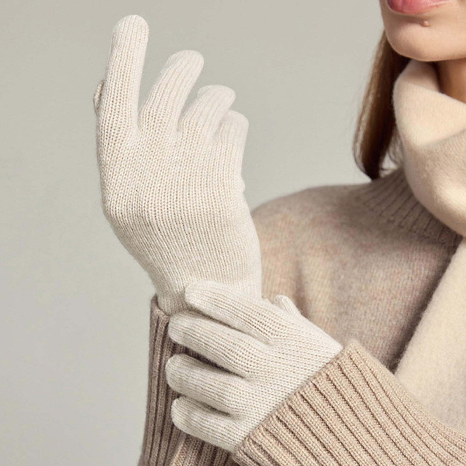 Unifun Gants D'hiver Pour Femme Doublés En Polaire - Gants Thermiques