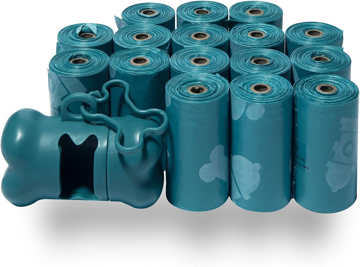 Best Pet Supplies Dog Poop Bags for Waste Refuse Cleanup, Doggy Roll Replacements for Outdoor Puppy Walking and Travel, Leak Proof and Tear Resistant, Thick Plastic - Mixed Colors, 150 Bags (MX-150B) : Everything Else