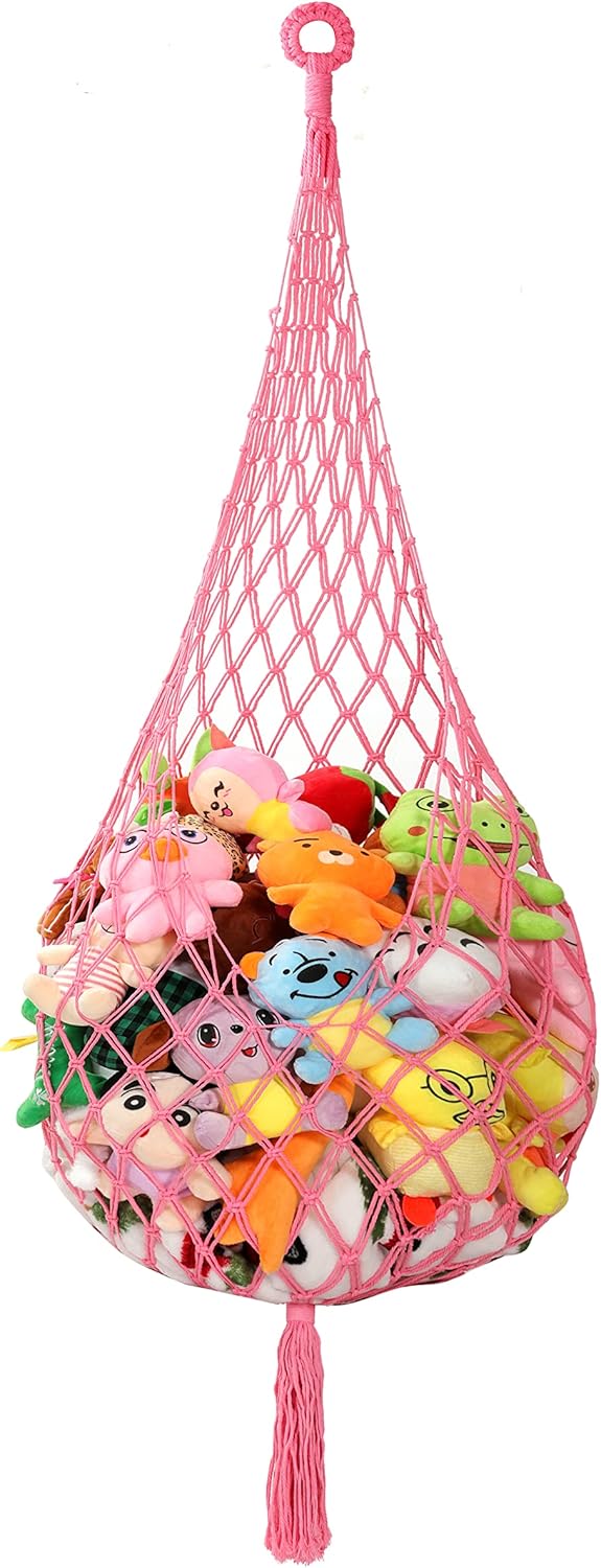 Stuffed Animal Storage Net Hammock, Display Large Plush Toy