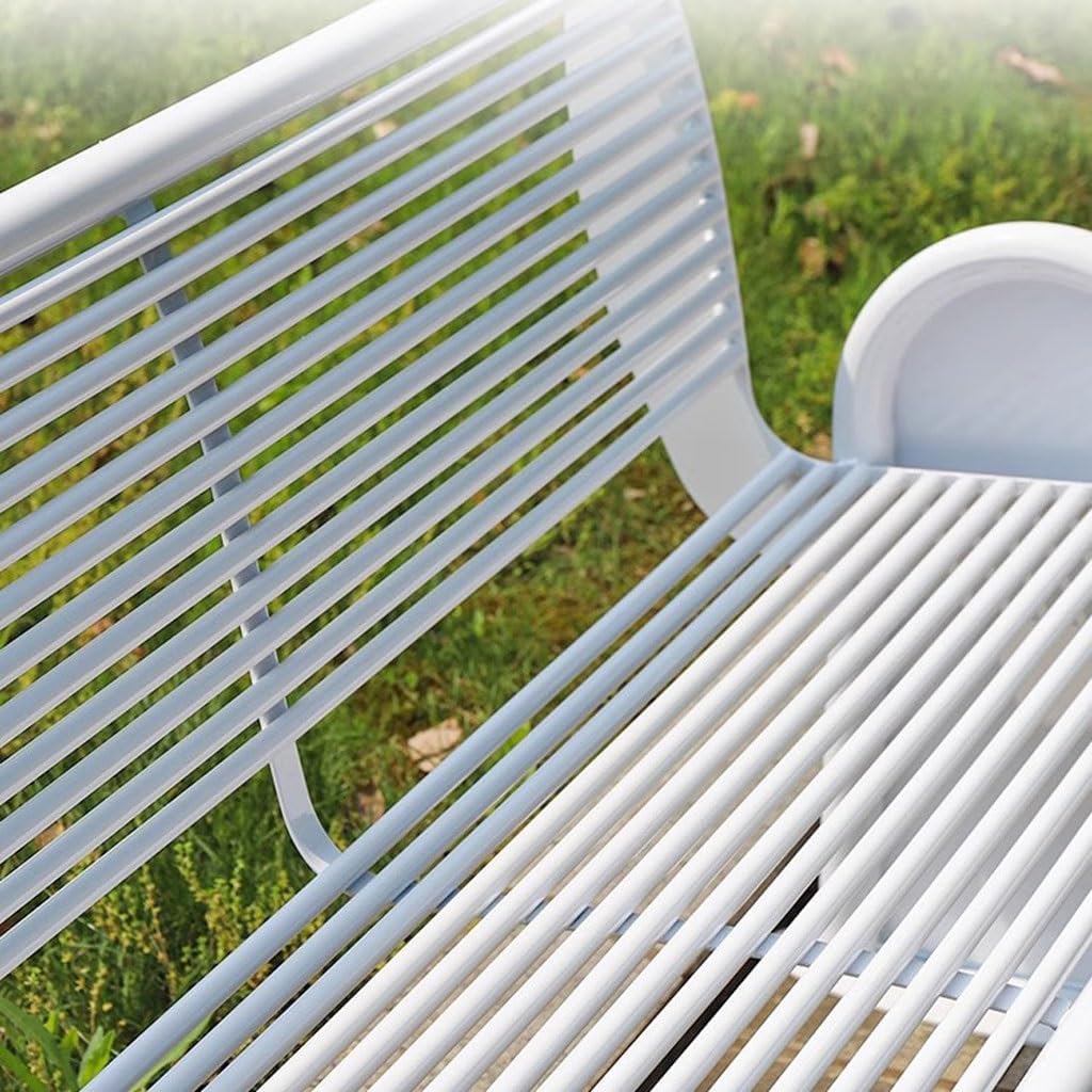Patio Furniture Bench Park Chair Outdoor Long Chair Leisure Stool Double Square Garden Community Scenic Garden Bench Outdoor Bench(Size:E 180CM)