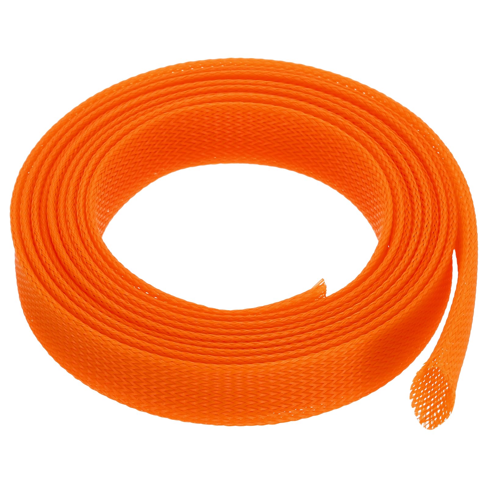 Manchon extensible orange de 3m pour gainage de câbles multimédias