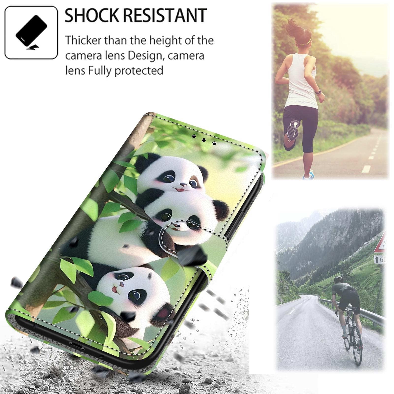 PHINIENLAND Cover per Xiaomi Redmi Note 9S / Note 9 Pro/Note 9 Pro Max Case PU